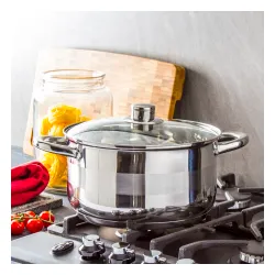 Garnek ze stali nierdzewnej z pokrywką TADAR LUZON 5 l