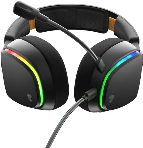 Słuchawki GLORIOUS GHS Eternal RGB GLO-A-2PC-BLK Nauszne