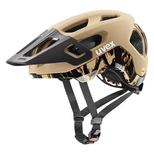 Kask rowerowy UVEX React MIPS desert/black matt