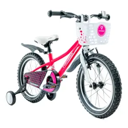 Rower dziecięcy GERMINA BMX 16 cali dla dziewczynki Różowy
