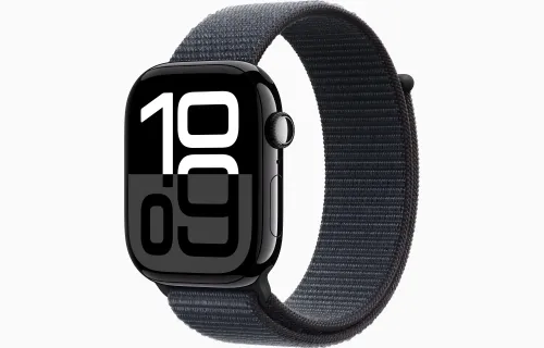 Apple Watch Series 10 GPS koperta 46mm aluminium onyks opaska sportowa atramentowa