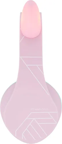 Słuchawki nauszne POWERLOCUS P2 Kids Kocie uszy Fioletowo-różowy