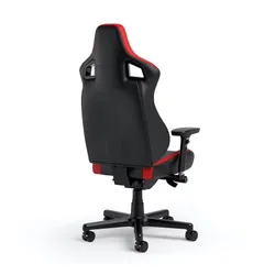 Fotel Noblechairs EPIC COMPACT Black Carbon Red Gamingowy do 120kg Skóra ECO Czarno-czerwony