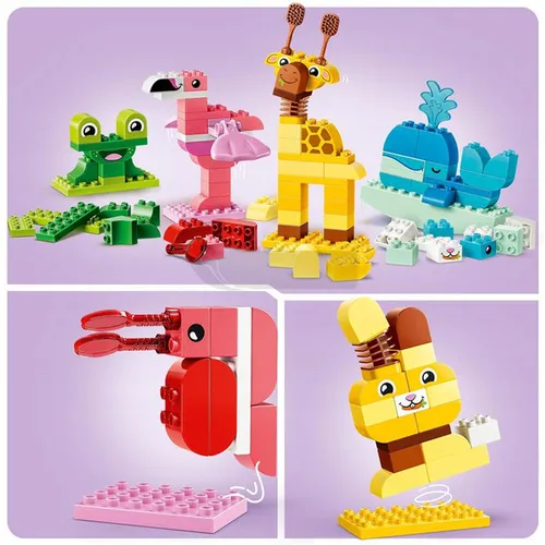 LEGO Duplo 10472 Gra w budowanie zwierzątek, zestaw klocków 3+