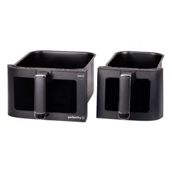 Air Fryer Frytkownica beztłuszczowa ELDOM FR220 Dualo 11l z podwójnym koszem i okienkiem do obserwacji postępów gotowania