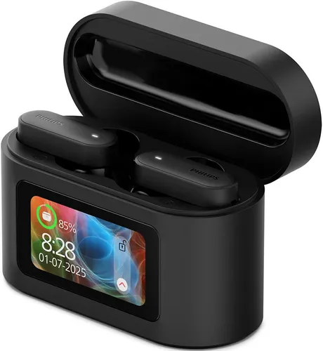 Słuchawki dokanałowe PHILIPS TAT6000BK/00 ANC Czarny