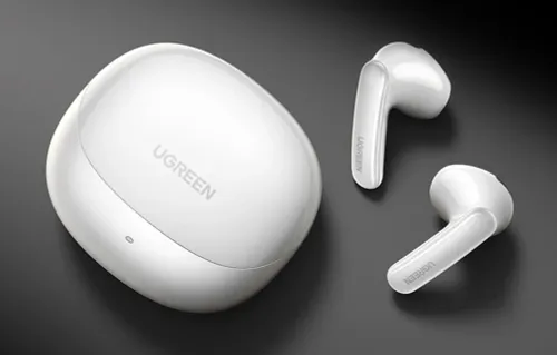 Słuchawki bezprzewodowe UGREEN LightBuds WS217 ANC Douszne Bluetooth 6.0 Biały