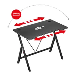 Biurko gamingowe HUZARO Hero 1.4 Czarny