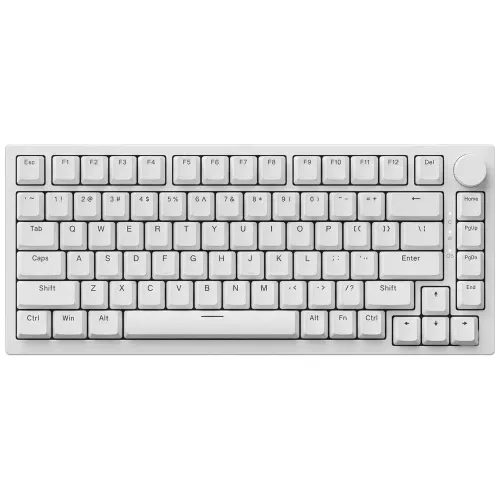 Klawiatura mechaniczna przewodowa Ajazz AK820 Red Switch biała
