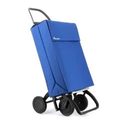 Wózek na zakupy z 4 kołami Rolser Jean LN - blue