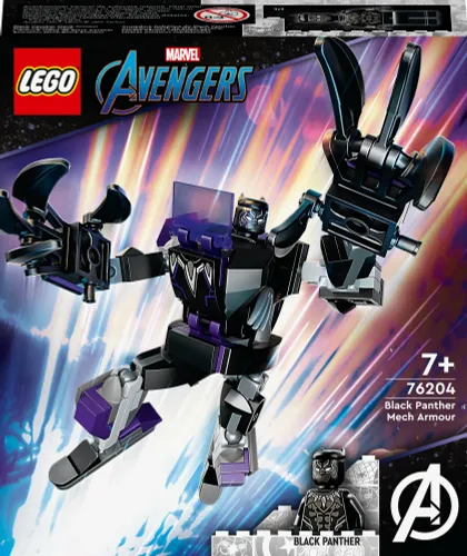 LEGO Marvel Mechaniczna zbroja Czarnej Pantery 76204