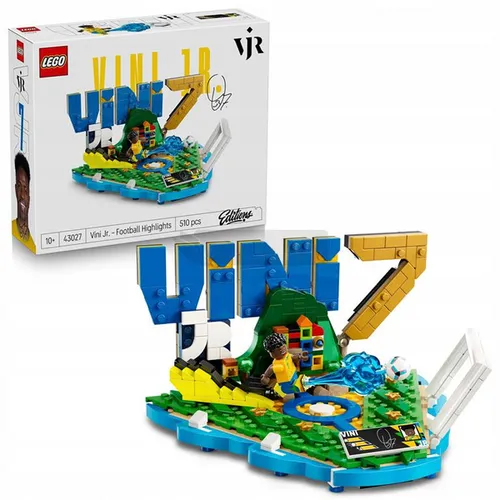 LEGO Editions 43027 Vini Jr. Piłkarski Momenty, zestaw klocków