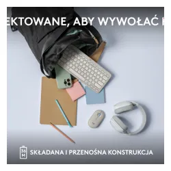 Klawiatura membranowa Logitech Pebble Keys 2 K380s - biały