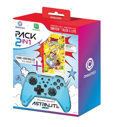 Pad Oniverse Astralite Rigel Blue do PC Nintendo Switch Android iOS Bezprzewodowy Niebieski + gra