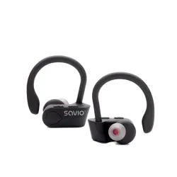 Słuchawki bezprzewodowe Savio TWS-03 Dokanałowe Bluetooth 5.0 Czarny