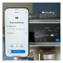 Автоматическая кофемашина Philips 8000 LatteGo Pro Café Aromis EP8757/92 холодный кофе ширина 25,1 см