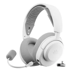 Słuchawki STEELSERIES Arctis Nova 3P Wireless, Nauszne, Dźwięk przestrzenny Biały