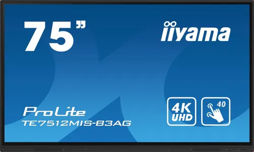 Monitor IIYAMA ProLite TE7512MIS-B3AG 75" 3840x2160px IPS