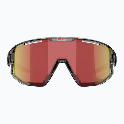 Okulary przeciwsłoneczne Bliz Vision transparent dark grey/brown red multi