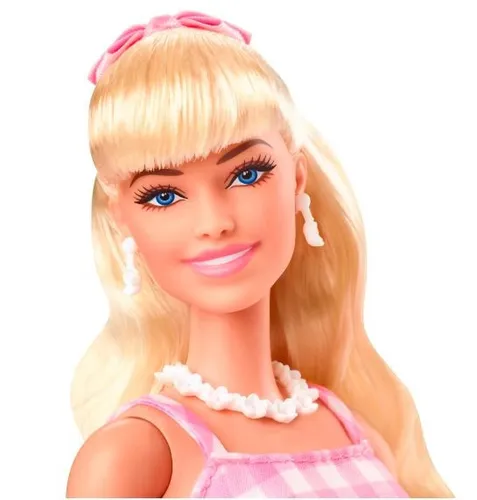 Mattel Lalka filmowa Barbie Margot Robbie jako Barbie w różowej sukience