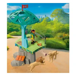 PLAYMOBIL Zoo 72070 Park wspinaczkowy w dziczy zestaw dla dzieci +4 lata