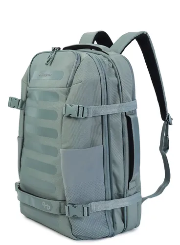 Рюкзак hedgren Trip L Exp Backpack-grey / green