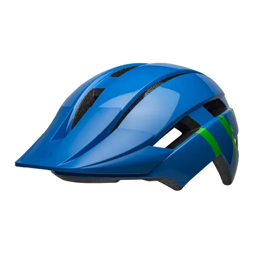 Kask rowerowy dziecięcy Bell Sidetrack II Integrated MIPS Jr gloss blue/green
