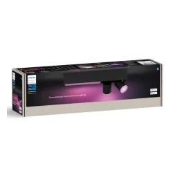 Oświetlenie punktowe Philips Hue White and Color Ambiance Centris 2 Czarny