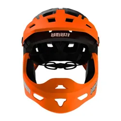 Kask KAMIKAZE Ronin Pomarańczowy Full Face (rozmiar M)