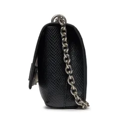 Calvin Klein blugi sculptate Lambou sac cu Chain25 șarpe K60k611521 Negru BEH