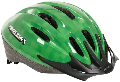 Kask rowerowy HUFFY Minecraft Zielony dla Dzieci (rozmiar S/M)