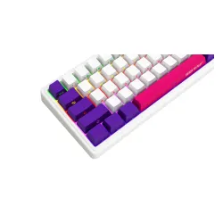 Klawiatura mechaniczna Lorgar KBP70MW Toxic Purple Biały
