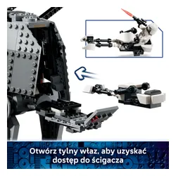 LEGO Star Wars 75454 Mandalorian AT-AT Resztek Imperium, zestaw klocków 10+