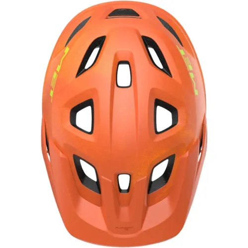 Kask rowerowy MET Echo MIPS pomarańczowy