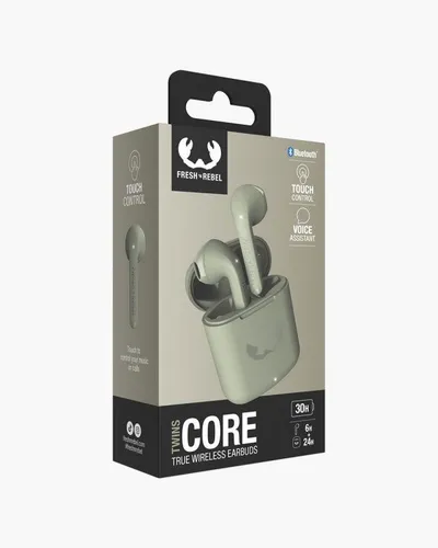 Słuchawki bezprzewodowe Fresh 'n Rebel Twins Core Douszne Bluetooth Dried Green