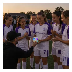 Głośnik Bluetooth Musicmate MM-SB40-W FootballWave LED 5W Biały