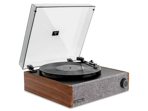 Gramofon Victrola Eastwood LP VTA-78-WLN-INT Manualny Napęd paskowy Bluetooth Orzech