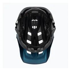 Kask rowerowy MET Terranova teal blue/ black metalic matt
