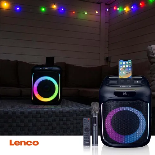 Power Audio Lenco PA-101BK 100W Bluetooth Czarny