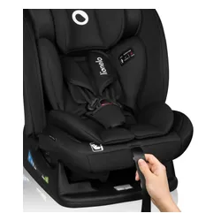 Fotelik samochodowy LIONELO Izzy i-Size 40-150 cm (0-36 kg) Czarny