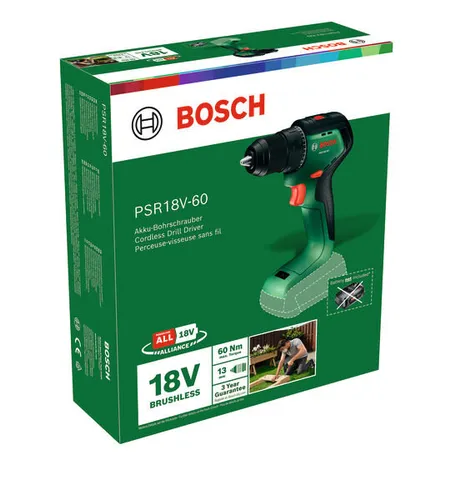 Wiertarko-wkrętarka BOSCH PSR 18V-60 06039D7200