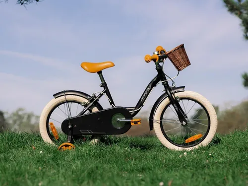 Rower dziecięcy HUFFY Retro Vintage 16 cali dla chłopca Czarny mat