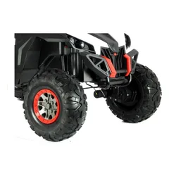 Auto Na Akumulator Dla 2 Dzieci Jeep Xmx603 Buggy 4X4 Pilot Skóra Eva LED MP3