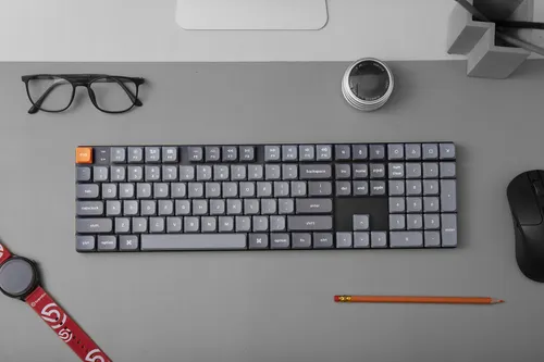 Klawiatura mechaniczna Keychron K5 Max RGB Gateron Red Szary