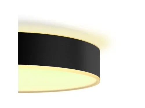 Lampa sufitowa Philips Hue White Ambiance Enrave bardzo duża Czarny