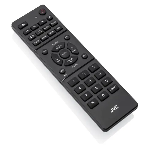 Wieża JVC RD-E874B 15W WI-Fi Bluetooth Radio FM, DAB Internetowe Czarno-srebrny
