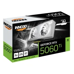 Karta graficzna Inno3D GeForce RTX 5060 Twin X2 OC White 16GB GDDR7 128bit DLSS 4
