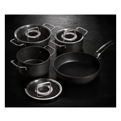 FISSLER Adamant 28 cm - garnek aluminiowy z pokrywką
