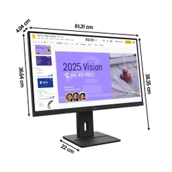 Monitor LENOVO ThinkVision E27Q-40 27" 2560x1440px IPS 100Hz 4 ms [GTG]