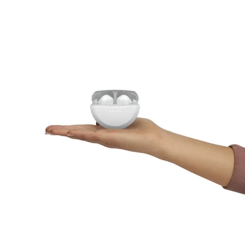 Słuchawki bezprzewodowe Belkin SoundForm Nano 2 Dokanałowe Dla Dzieci Bluetooth 5.3 Biały